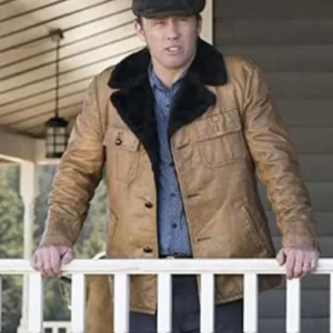 Dodd Gerhardt Fargo Black Fur Collar Leather Jacket