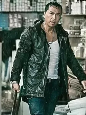 Donnie Yen John Wick Chapter 4 Leather Jacket Front