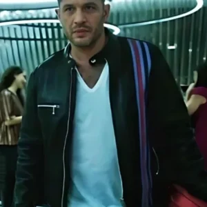 Eddie Brock Venom 2 Black Leather Jacket