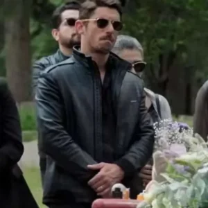 El Charro Mejia The Accident Black Leather Jacket