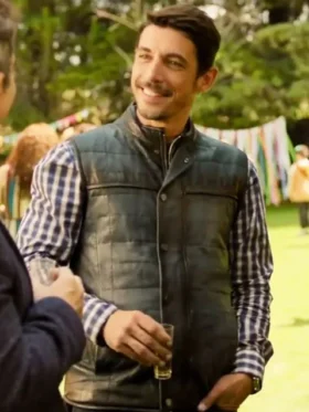 El Charro Mejia The Accident Leather Black Vest