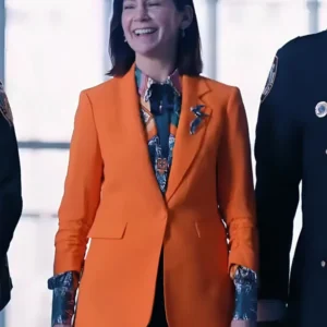 Elsbeth Season 02 Carrie Preston Orange Coat