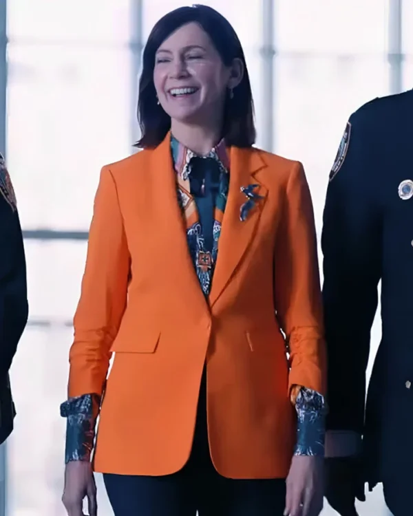 Elsbeth Season 02 Carrie Preston Orange Coat