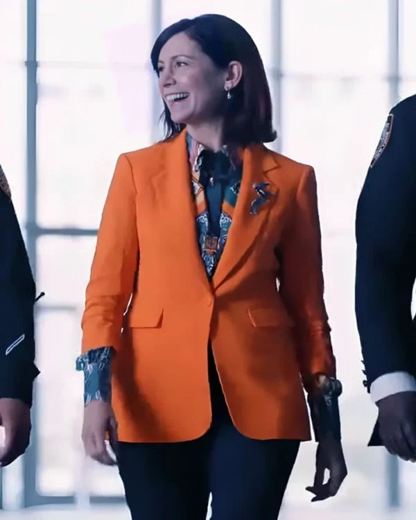 Elsbeth Season 02 Carrie Preston Orange Coat For Sale