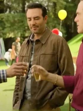 Emiliano Lobo The Accident Brown Leather Jacket