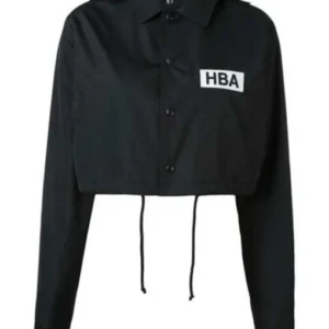 Emily Cooper Emily In Paris Black Cropped Jacket Full View