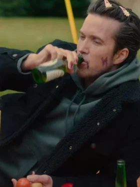 Emmett Scanlan Fool Me Once S01 Black Cotton Jacket For Sale