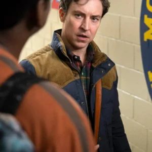 English Teacher 2024 Brian Jordan Alvarez Blue Puffer Jacket