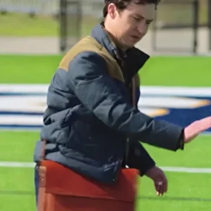 English Teacher 2024 Brian Jordan Alvarez Blue Puffer Jacket On Sale