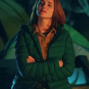 English Teacher 2024 Gwen Sanders Green Puffer Jacket