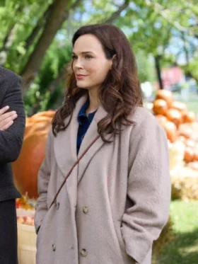 Erin Cahill Autumn at Apple Hill White Wool Coat