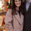 Erin Cahill Autumn at Apple Hill White Wool Coat For Sale