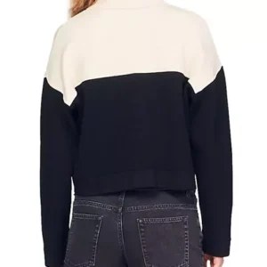 Esther Nobody Wants This Black White Wool Jacket Back