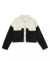 Esther Nobody Wants This Black White Wool Jacket Front