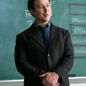 Evan English Teacher 2024 Black Wool Blazer