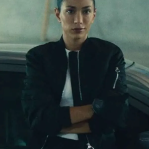 Evin Ahmad Who Is Erin Carter 2023 Black Bomber Jacket