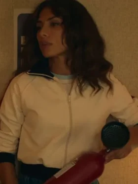 Evin Ahmad Who Is Erin Carter White Bomber Jacket