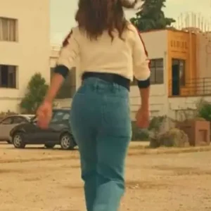 Evin Ahmad Who Is Erin Carter White Bomber Jacket Back