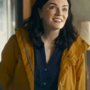 Get Away 2024 Aisling Bea Hooded Yellow Jacket