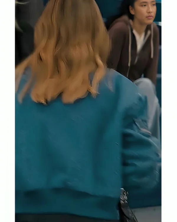 Get Nobody Wants This Kristen Bell Denim Bomber Jacket