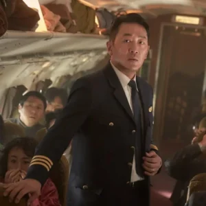 Ha Jung woo Hijack 1971 Blue Pilot Coat