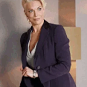 Hannah Waddingham Ted Lasso S02 Black Blazer Side View