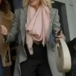 Hannah Waddingham Ted Lasso S03 Double Breasted Coat