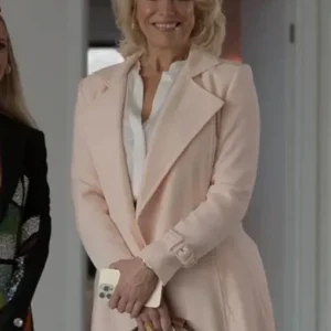 Hannah Waddingham Ted Lasso S03 Pink Trench Coat