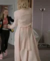 Hannah Waddingham Ted Lasso S03 Pink Trench Coat Back View