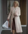Hannah Waddingham Ted Lasso S03 Pink Trench Coat Front View