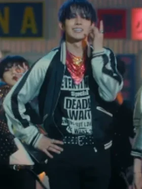 Heeseung Enhypen Sweet Venom Satin Jacket