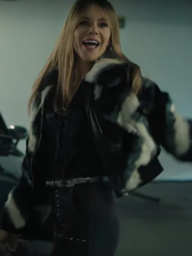 High Potential Morgan Gillory Fur Jacket