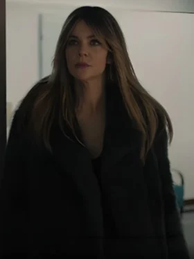 High Potential Morgan Gillory Green Fur Coat