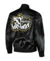 Hip Hop 50 Black Satin Jacket Back