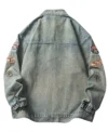 Hip Hop Denim Jacket Back