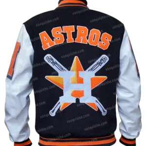 Houston Astros Varsity Jacket Back Look