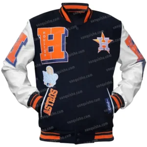 Houston Astros Varsity Jacket Front