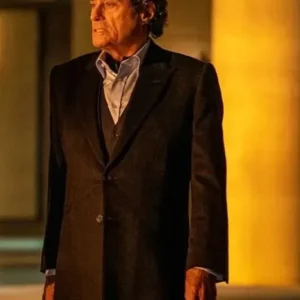 Ian McShane John Wick Chapter 4 Black Wool Coat