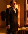 Ian McShane John Wick Chapter 4 Black Wool Coat For Sale