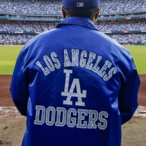 Ice Cube Mlb World Series Game 2 Blue Los Angeles Dodgers Jacket back