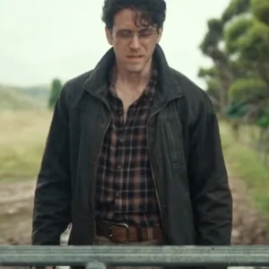 In Vitro 2024 Ashley Zukerman Black Cotton Jacket