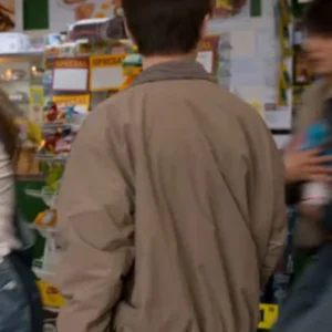 Jaeden Martell Y2K 2024 Brown Bomber Jacket On Sale