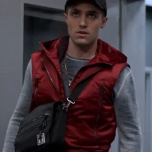 Jamie Tartt Ted Lasso S02 Red Hooded Vest