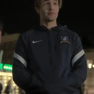 Jamie Tartt Ted Lasso S03 Black Hooded Track Jacket