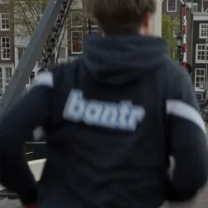 Jamie Tartt Ted Lasso S03 Black Hooded Track Jacket Back