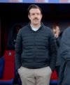 Jason Sudeikis Ted Lasso Black Quilted Puffer Jacket