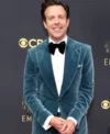 Jason Sudeikis Ted Lasso Blue Velvet Blazer