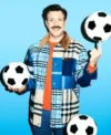 Jason Sudeikis Ted Lasso Cotton Plaid Jacket