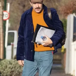 Jason Sudeikis Ted Lasso Purple Velvet Jacket