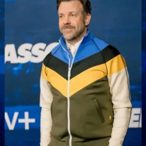 Jason Sudeikis Ted Lasso S03 Fleece Premiere Tracksuit Front